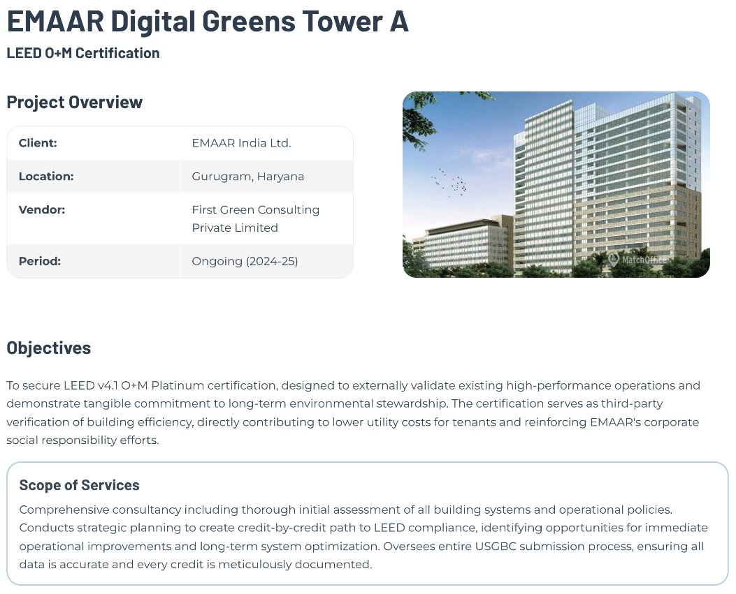 Beautiful view of Green Apartment Renovation Consulting Certification