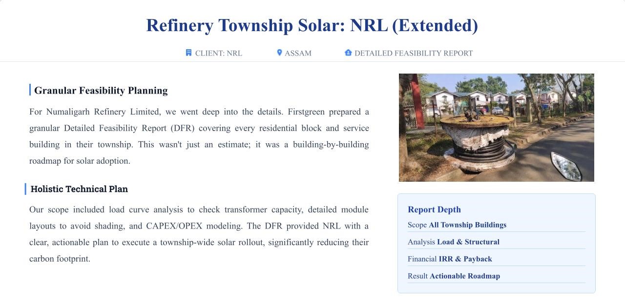 Solar Transformation Blueprint for NRL Township: A Comprehensive ...