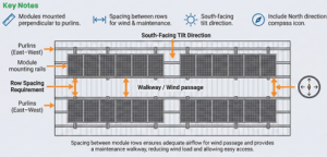 Designing Rooftop Solar PV Layouts: Row Spacing, Walkways, and South ...